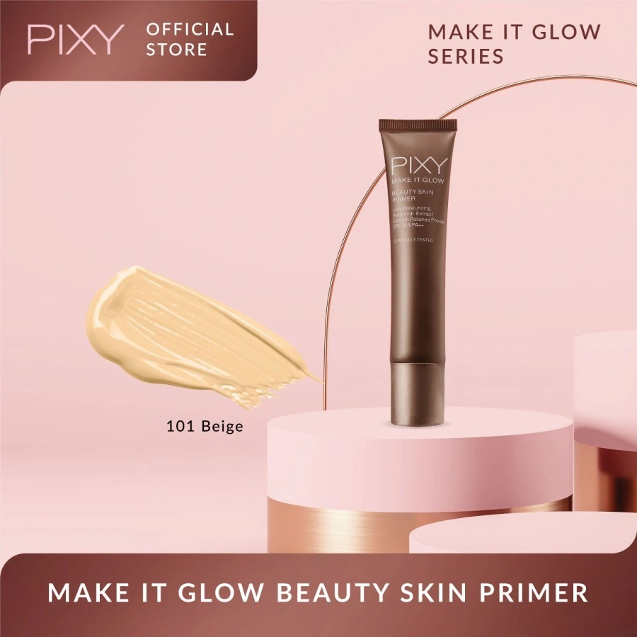 PIXY Make it Glow Skin Primer 101 Beige P X 12