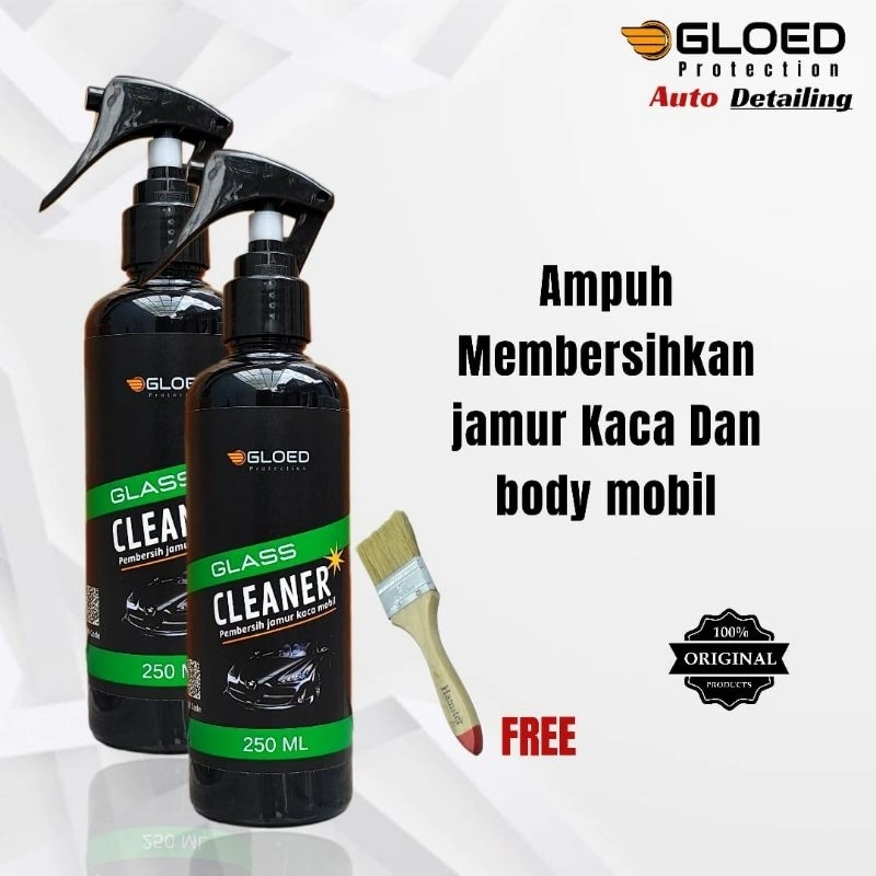 Gloed glass Cleaner/Pembersih Jamur Kaca mobil| Cairan Penghilang Kerak Jamur Kaca dan Body Mobil