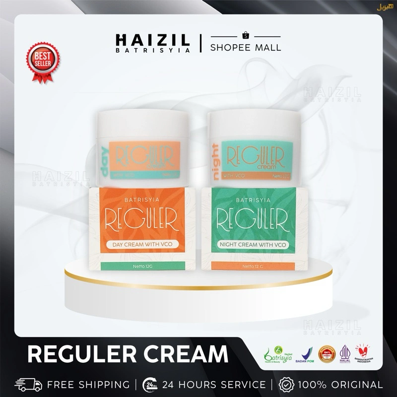BATRISYIA - Reguler Cream 12gr | Day - Night | ED Panjang
