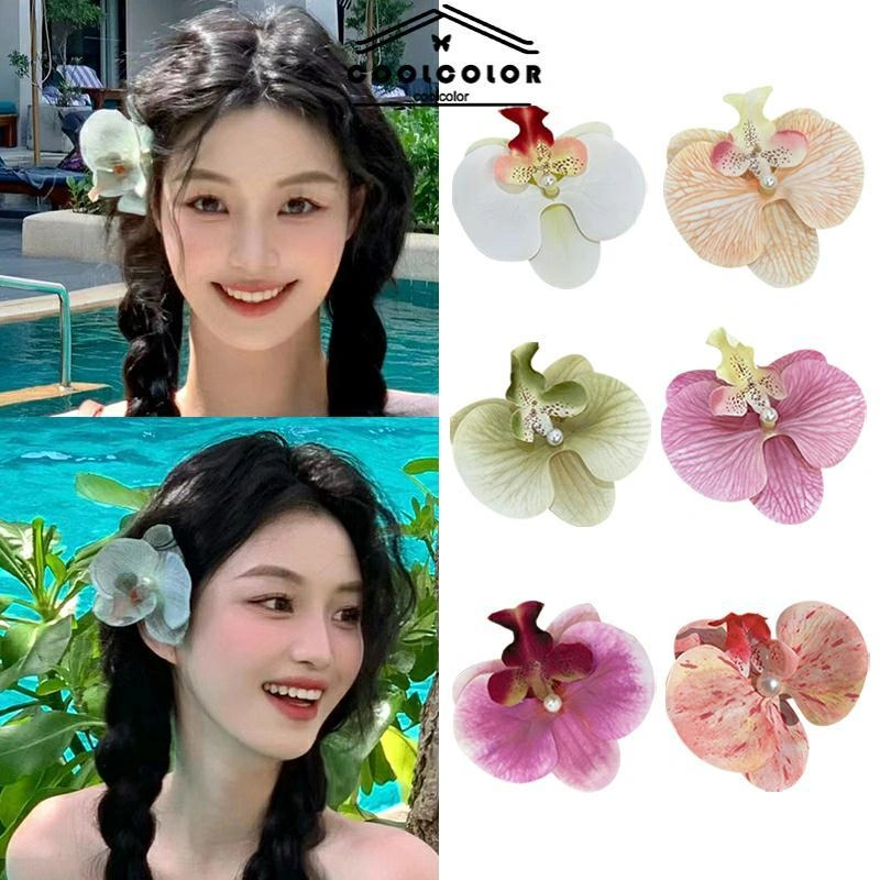 COD Klip Cakar Rambut Kupu-kupu Hati Korea Gaya Aesthetic Warna Aksesori Rambut Untuk Wanita -CL