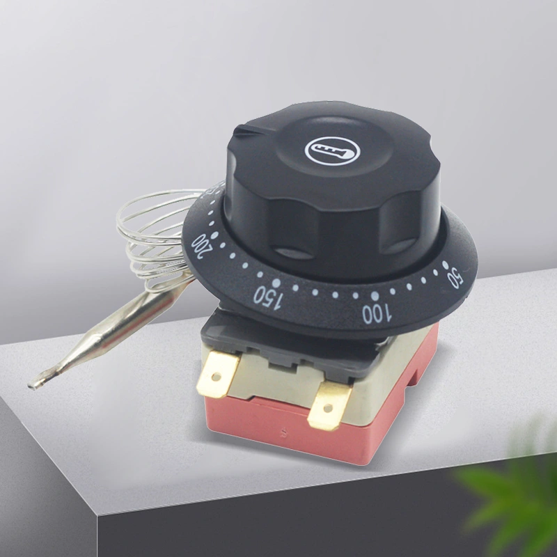 50-250℃ Switch Dial Thermostat 220-250V Temperatur Suhu Oven AC16A Untuk Oven Elektrik