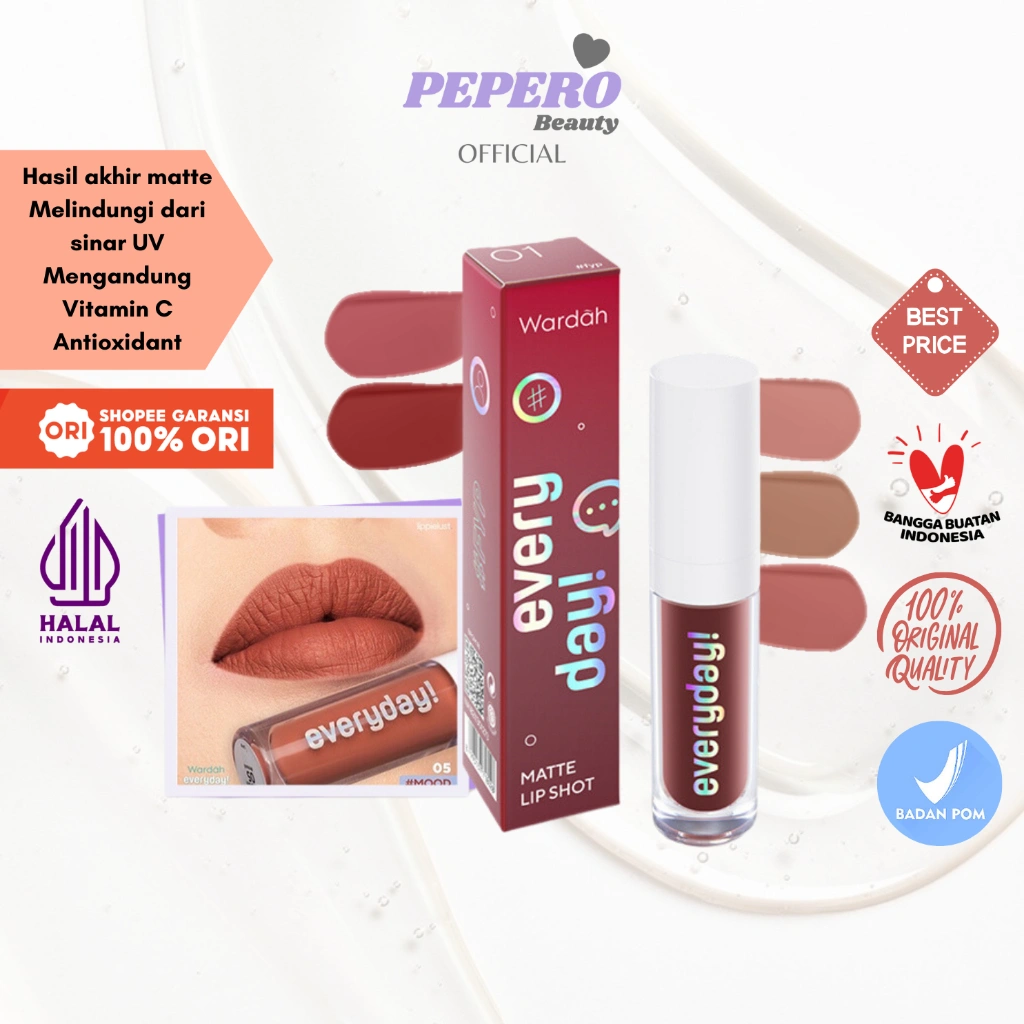 WARDAH Everyday! Matte Lip Shot - Lip Cream 2.2g