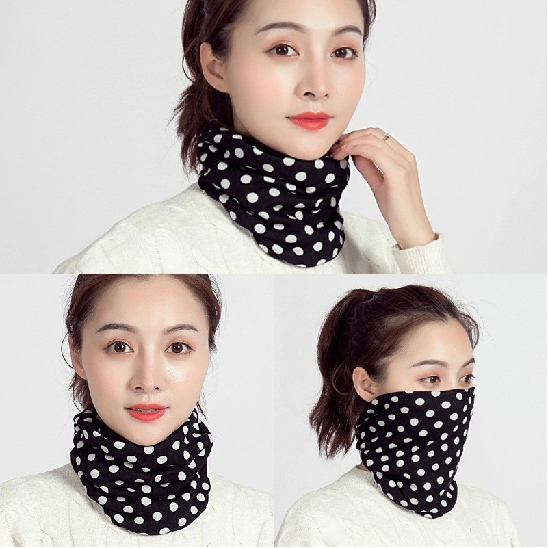 Syal Gantung Telinga Musim Dingin Wanita Outdoor Scarf Segitiga Bersepeda Tahan Angin Masker Penutup Leher Hangat Pelindung Leher All-In-One Musim Gugur dan Musim Dingin
