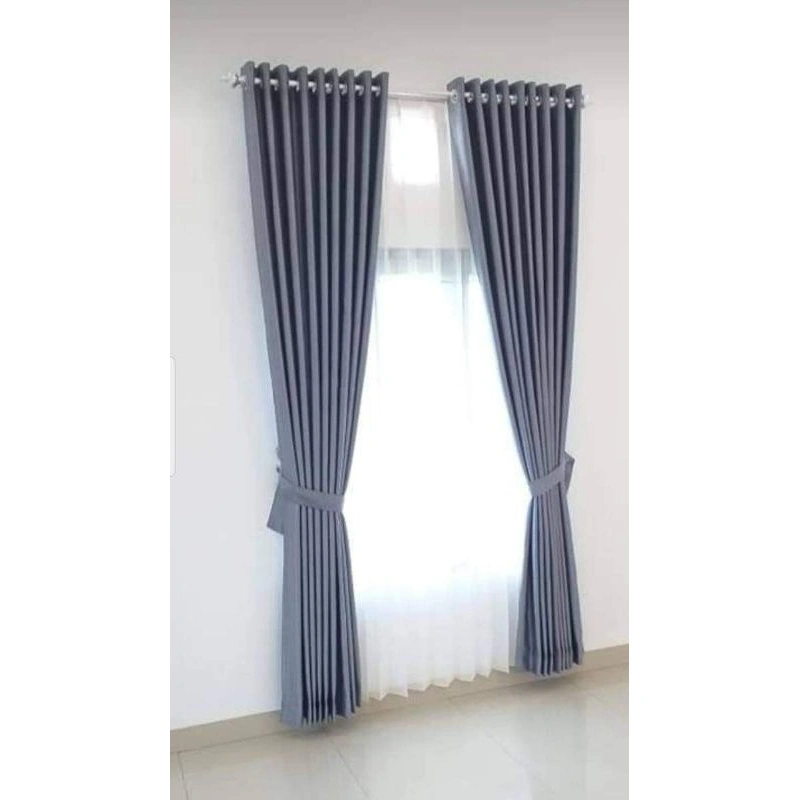 Gordeng Blackout polos 9 gelembung Gordeng jendela minimalis Hordeng Pintu import murah Korden