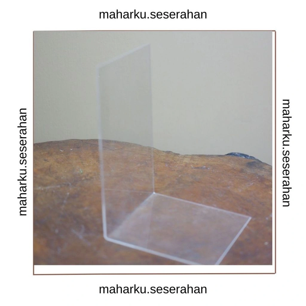 TERLARIS Rak Sekat Pemisah Buku Type L Acrylic