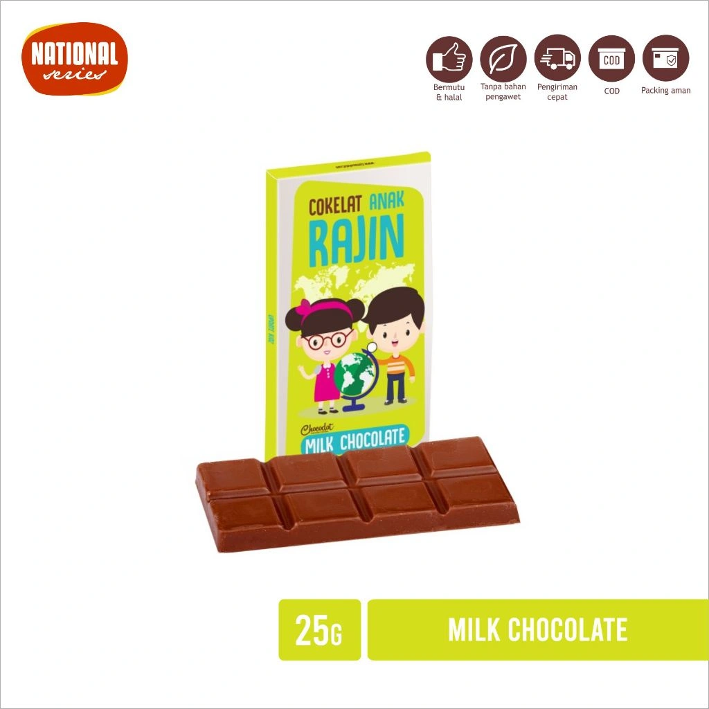 Coklat Chocodot Kidz Series Anak Rajin 25g