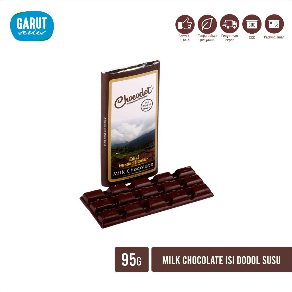 Coklat Chocodot Gunung Series Guntur 95g