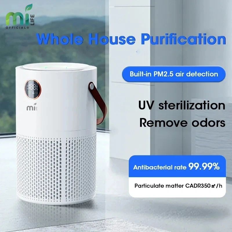 MILIFE Air Purifier UV Portable HEPA13 Negative Ion Pembersih Udara