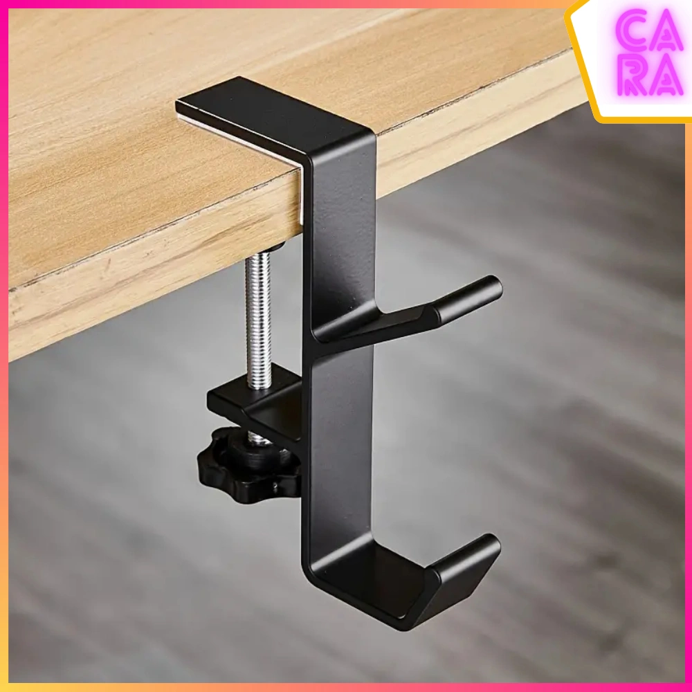 Gantungan Tas Headphone Meja Besi Aluminium Table Hook 1pcs VL28