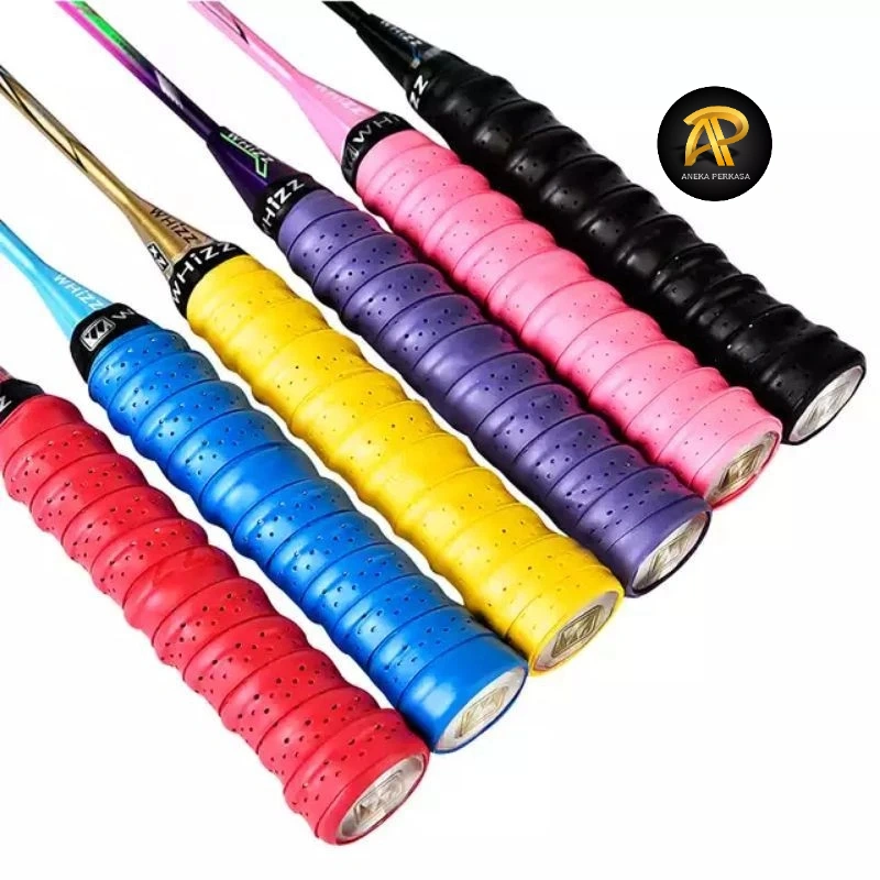 ANEKA PERKASA-Grip Raket Pegangan Raket Bulutangkis 2 Warna Berongga Keel Raket Bulutangkis AP376