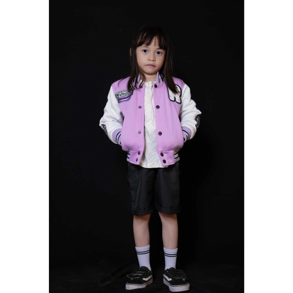 jaket varsity anak perempuan LYLAC