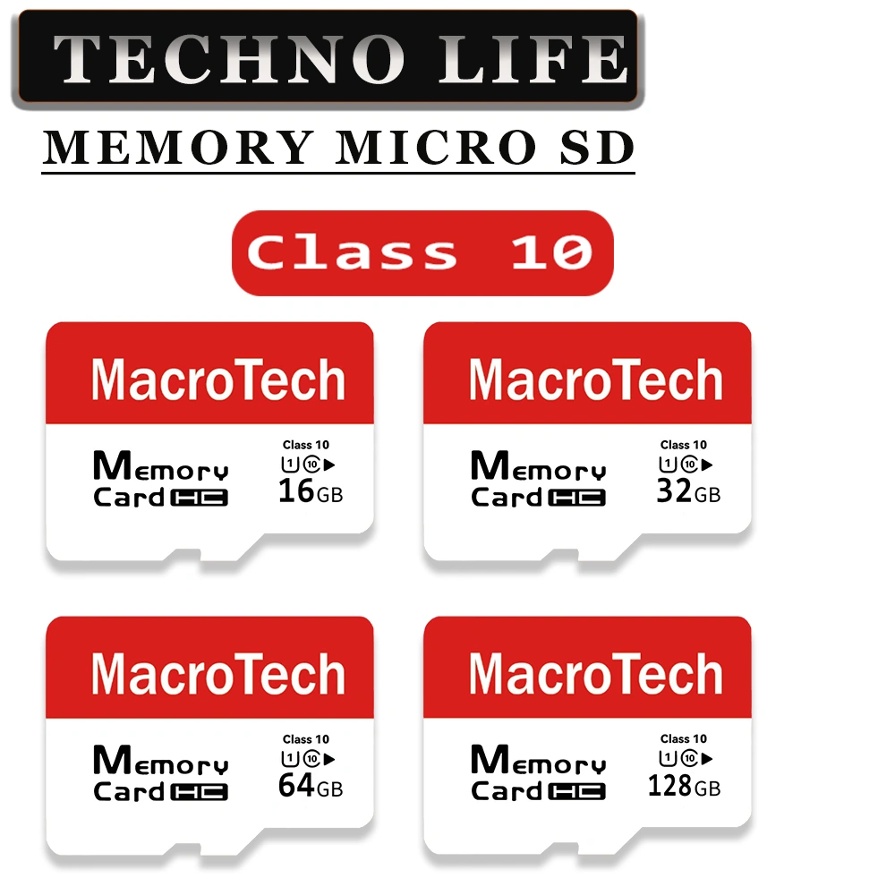 Memory Card Micro SD Class 10 16 GB 32 GB 64 GB 128 GB Support CCTV Semua Tipe