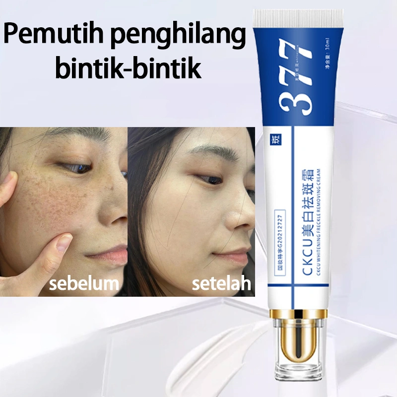 Krim Pemutih dan Penghilang Bintik 377 30ml Krim Pencerah Pemutih dengan Konsentrasi