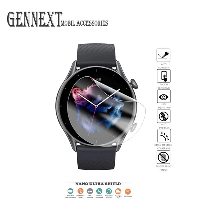 Gennext Hydrogel Garmin Vivo Watch Active Move Vivomove Vivoactive Sport  Luxe Smart Venu Forerunner 165 955 965 265 Epix Pro S 2 2S 2PLUS 3 3S 4 4s 5 40mm 41mm 42mm 43mm 45mm 55 SQ SQ2 Solar MUSIC Smartwatch Anti Gores Jam Tangan Jelly Full Screen