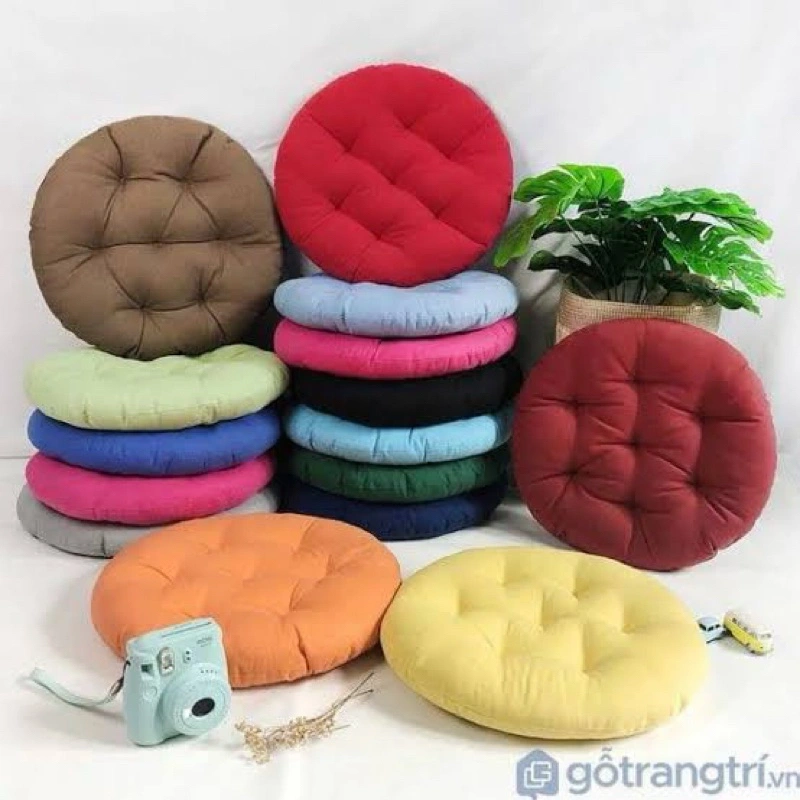 BANTAL DUDUK BENTUK BULAT TANPA TALI
