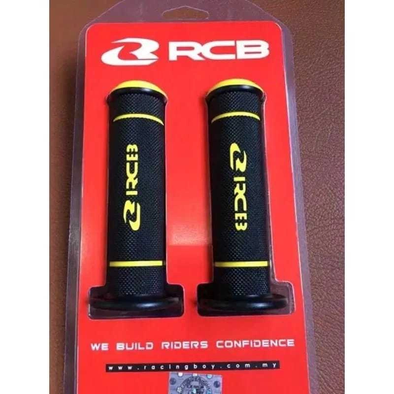 Hand Grip Handgrip RCB Bulu Hitam - Karet Stang Pegangan RCB Black Hitam