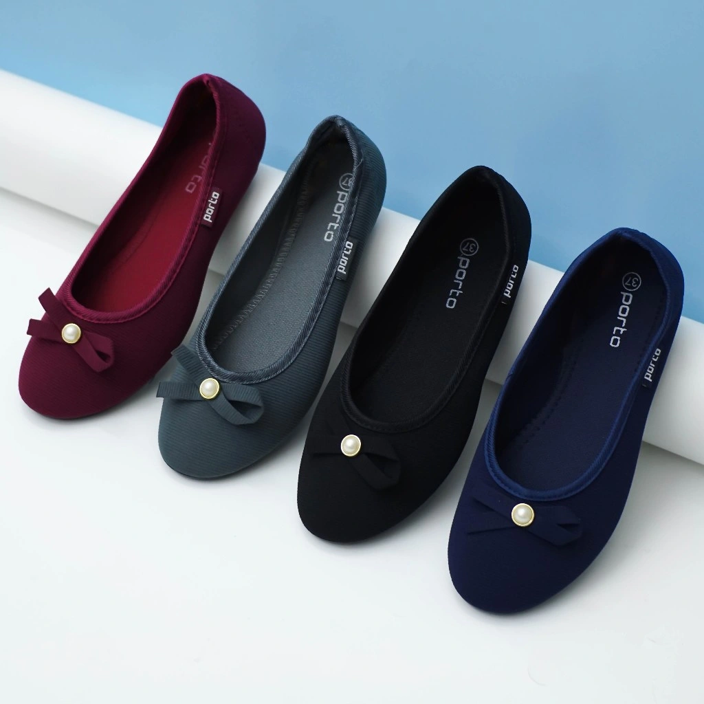 Porto BA201L - Sepatu Flat Terbaru Model Korea Casual Kantor (Flash Sale!)