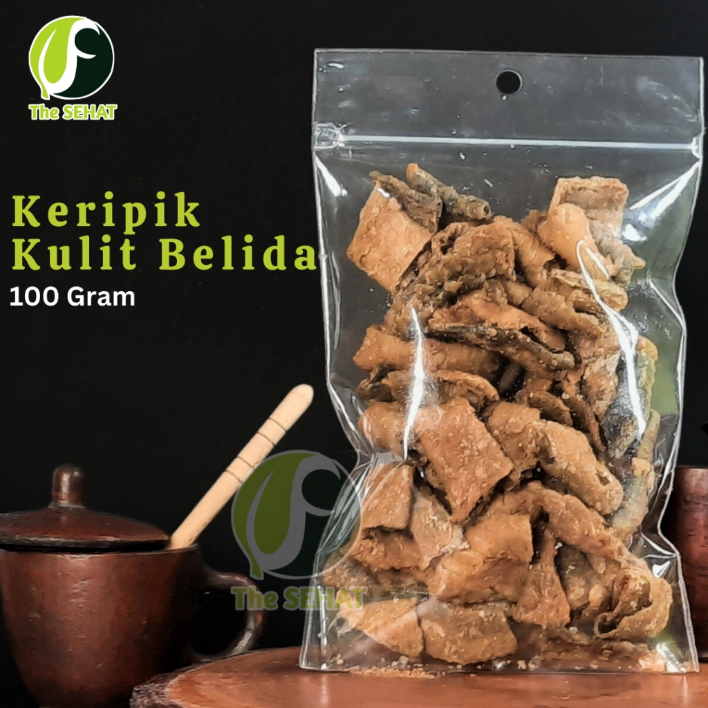 TheSehat Keripik Kulit Ikan Belida Cemilan Murah Enak Kulit Crispy Gurih Makanan Ringan Sncak 100gr