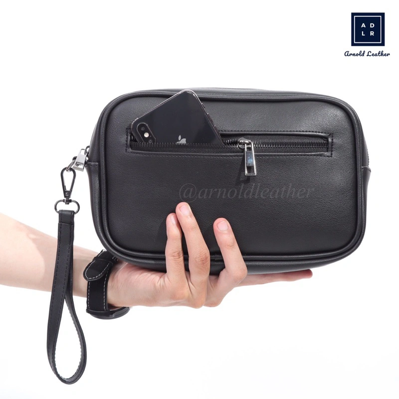 Hand Bag Pria Wanita | Tas Tangan | Pouch | Clutch Tas Gadget Hand Bag | Wristlets Hand bag | Belfast Hand Bag by Arnold Leather
