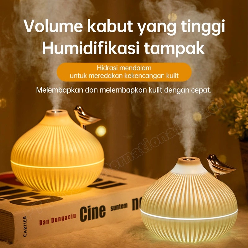 (HOT)BASIKE Humidifier Ruangan Purifier Pelembab Volume besar Cahaya Malam Sekitar tanpa suara