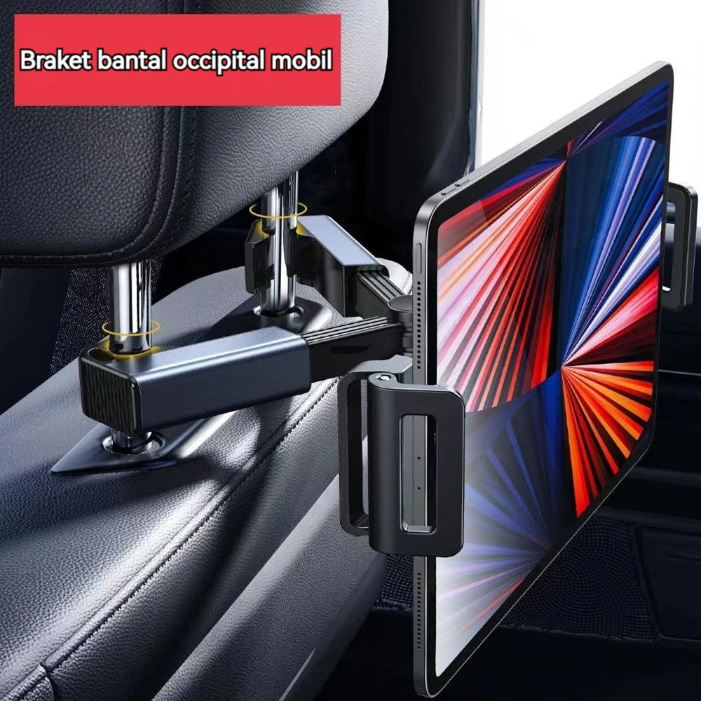 Holder Tablet dan Hp Jok Mobil Universal stand holder Car Headrest 360 Derajat
