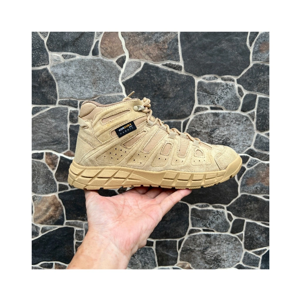 Sepatu Combat Boots PDL ARMORY 6 Inci - Sepatu Gunung Warna Gurun/Tan