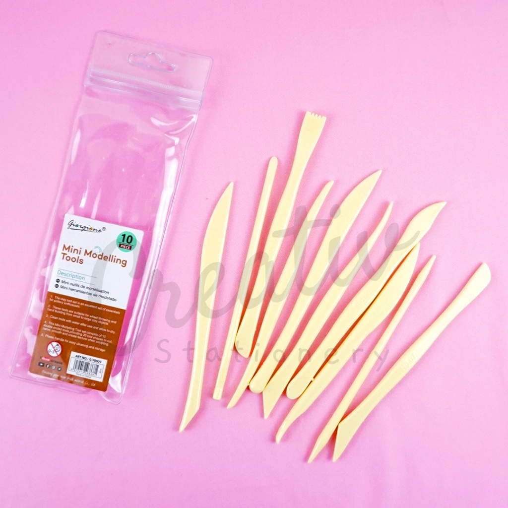 GIORGIONE Mini Modelling Clay Tools Set 10 Pcs Alat Pembentuk Tanah Liat G-Y0007