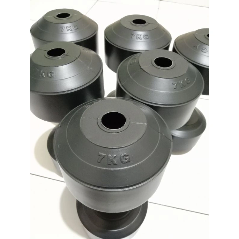 cover BARBEL Dumbell 7kg kosongan tanpa isi (free tutup)