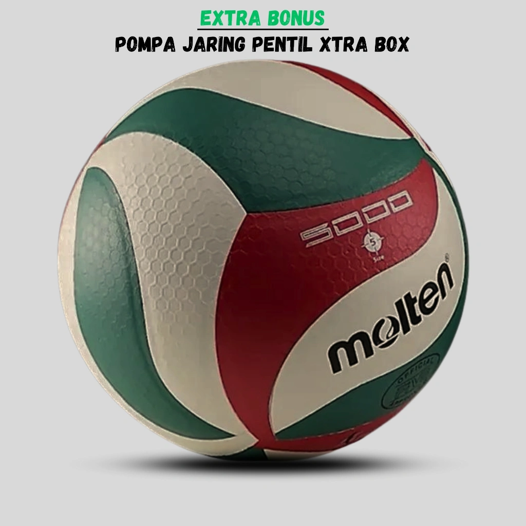 Bola Voli Volly Voly MOLTEN 5000 Size 5 bola voli MOLTEN premium quality