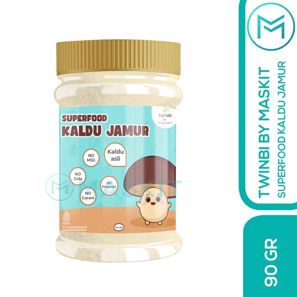 Twinbi Kaldu MPASI Jamur Bayi & Anak Non MSG - No Pengawet