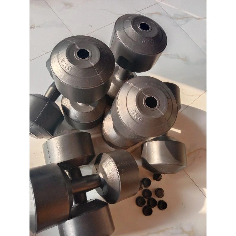 Barbel/Dumbell 8kg kosongan tanpa isi