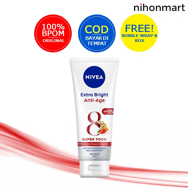 Nivea Extra Bright Anti Age Body Serum 180ml