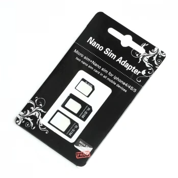 SIM Card Adapter Mini 4in1 Adapter Converter Sim Card Adapter Simcard Micro