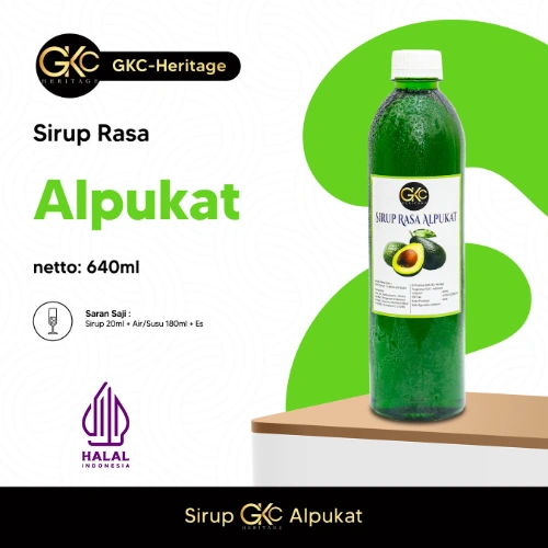 Sirup GKC / Sirup Minuman Buah (Rasa Alpukat) 640ml Bahan Baku Minuman