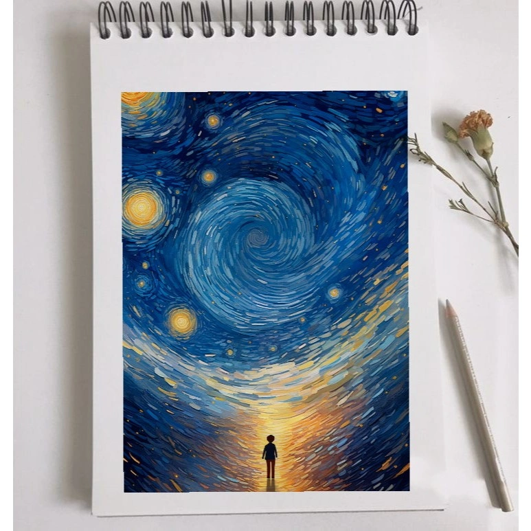 [TERBARU] Sketchbook A5 Buku Gambar A5 Buku Sketsa Vertikal Jilid Spiral 45 Lembar / 90 Halaman