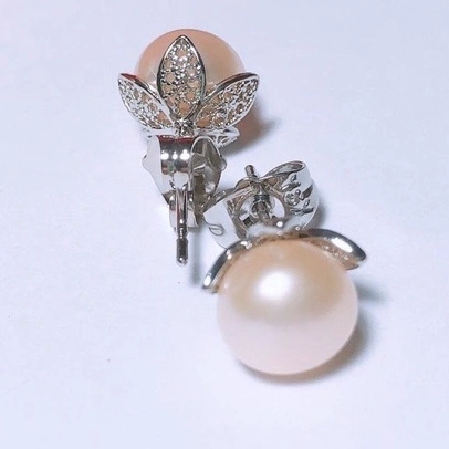 Giwang Mutiara Anting Mutiara • Giwang ibu persit • Giwang bhayangkari • Giwang simple pearl stud • Stud murah • Stud emas • giwang perak rhodium