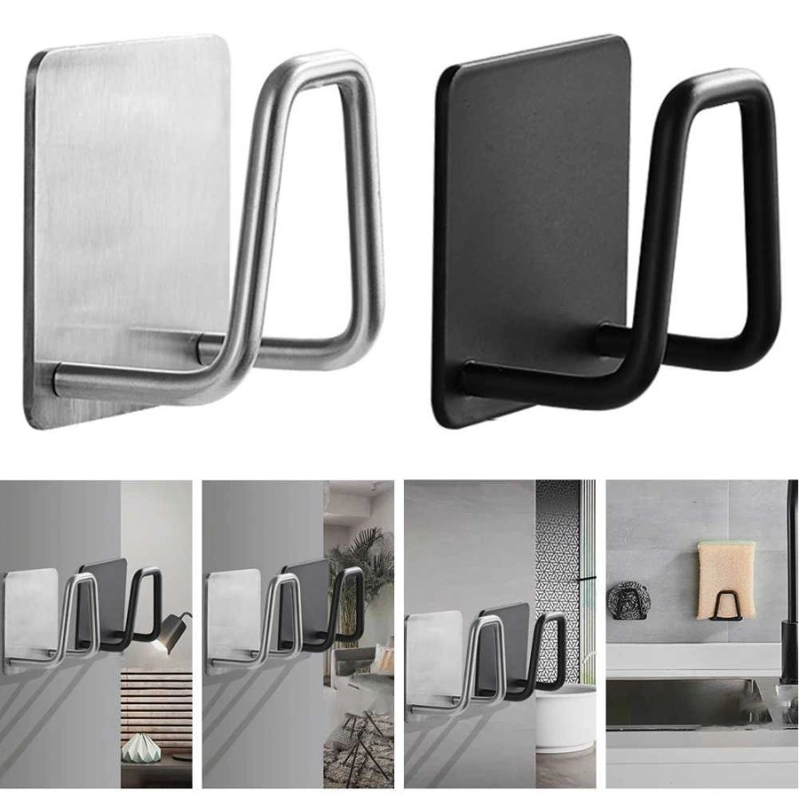 Rak Spons Holder Tutup Panci Stainless Tempelan 3M Kitchen Sink