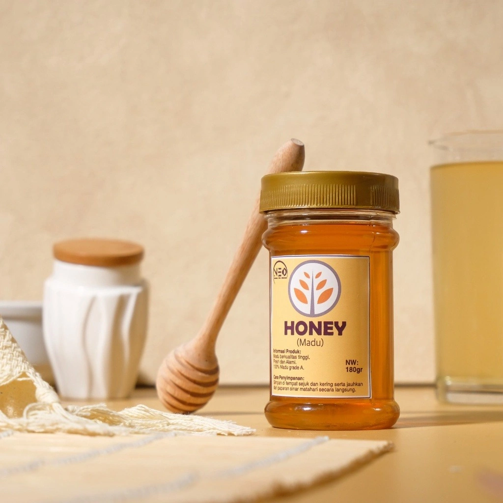Madu Murni Bunga Multiflora Lebah Melifera 250Ml / Madu Cair Asli