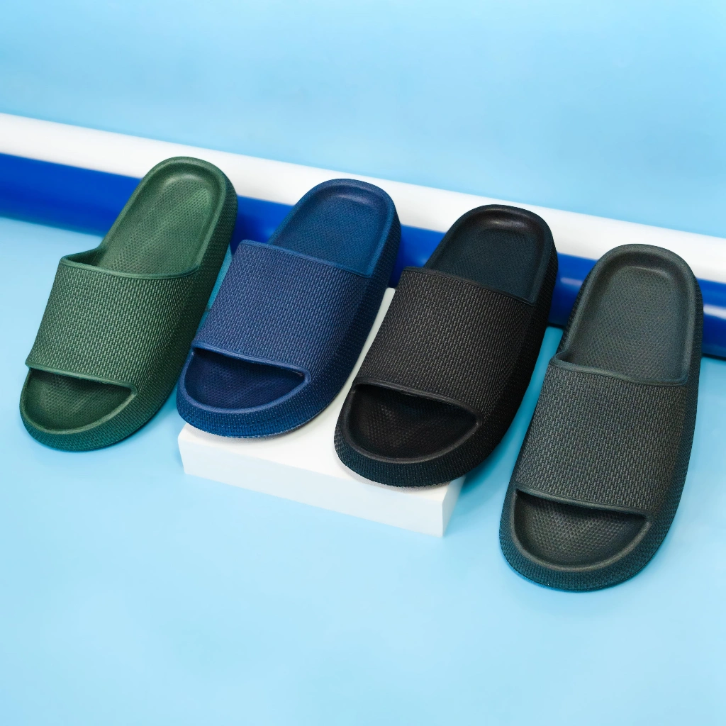PORTO 1068M - Sandal Karet Pria Dewasa Sendal Selop Cowok Flatfoarm Model Kekinian Sandal Harian