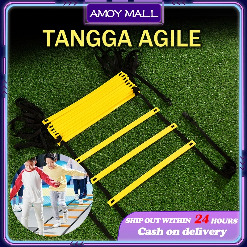 Agility Ladder 4/6/8/10 Meter /Tangga Tali Nilon Untuk Latihan Kecepatan / Kelincahan / Ketangkasan Ranchotion