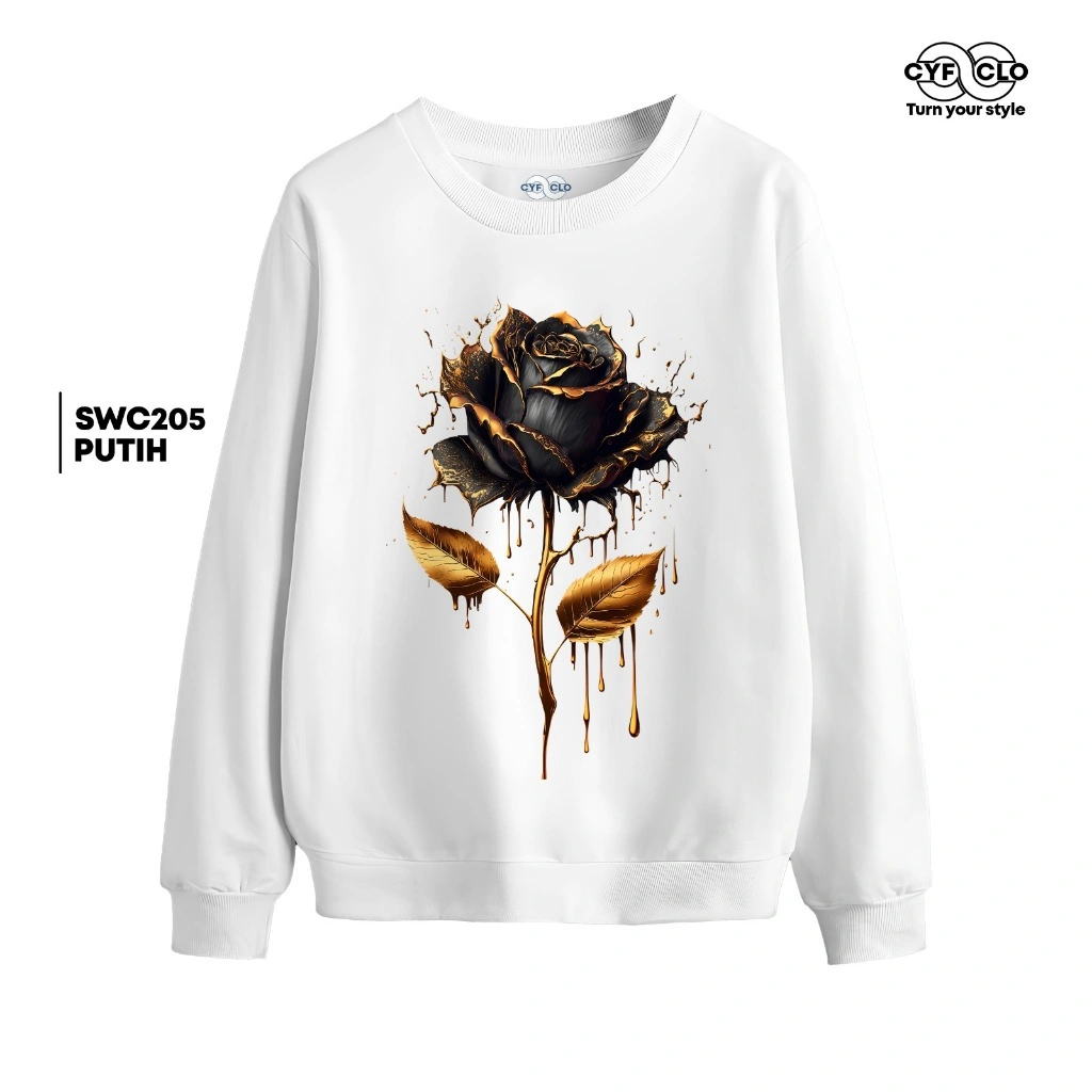 Cyfclo Crewneck Sweater SWC205 - SWC206 Rose Gold Forever