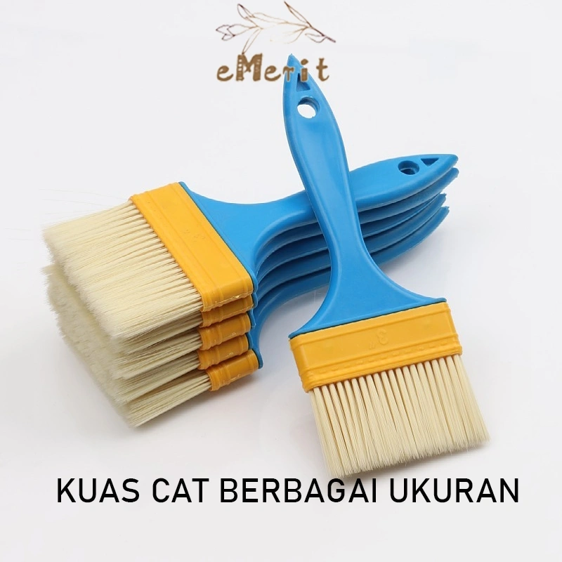 Kuas Cat SATUAN Gagang Kayu Ukuran 1" /1.5"/ 2"/ 2.5"/ 3"/ 4"