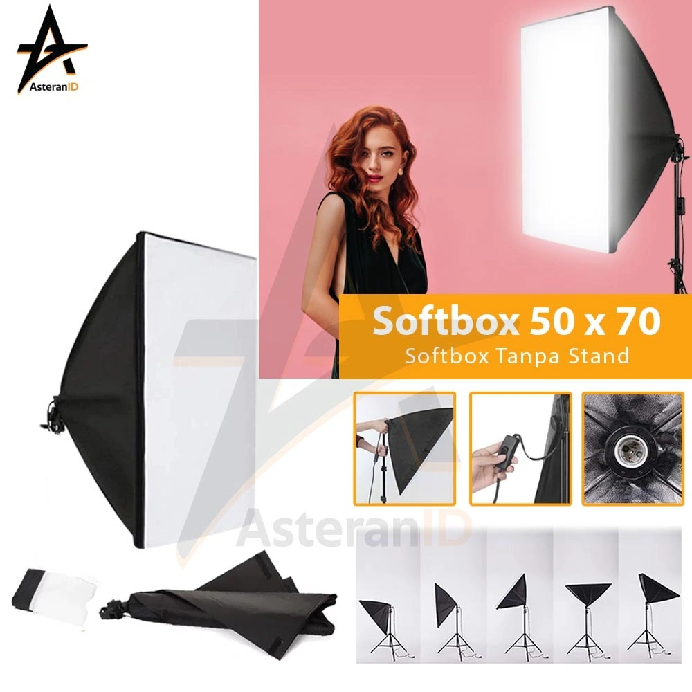 Foto Studio Softbox Single Socket 50x70