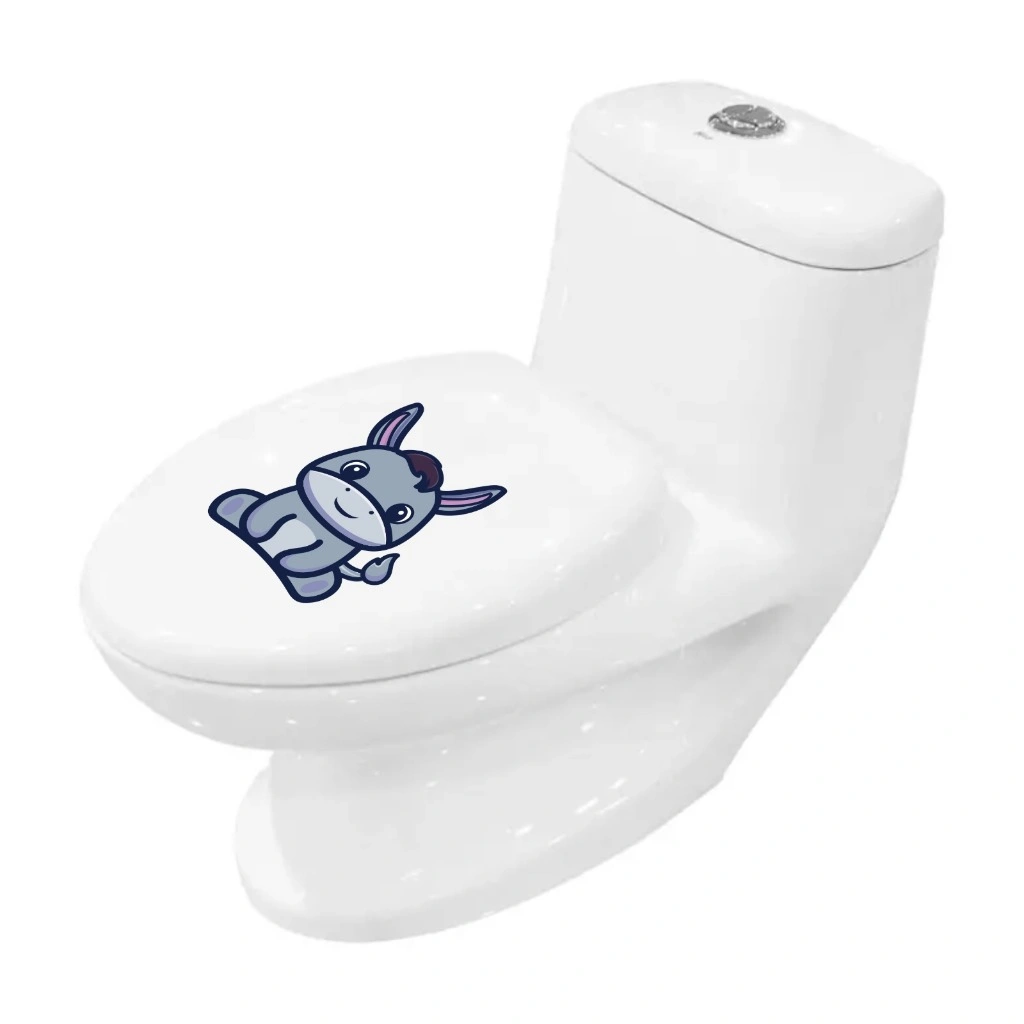 Pusat Wallsticker - Stiker Tutup Kloset Kamar Mandi Toilet WC Anak Animasi Lucu Motif Baby Horse