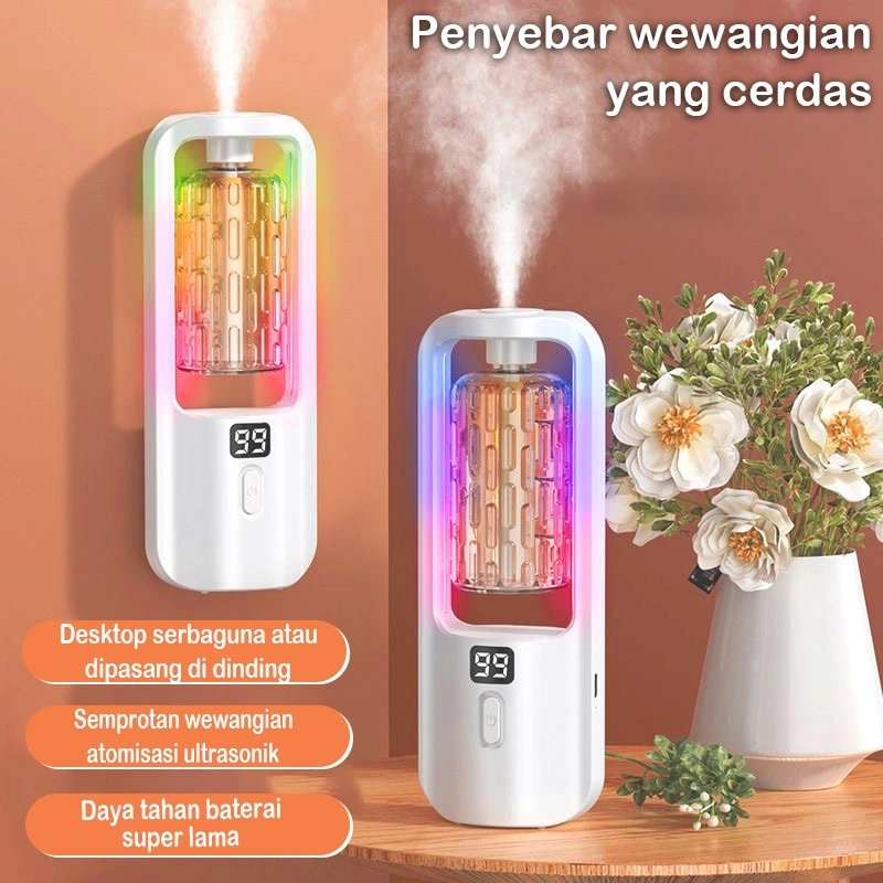 Humidifier Diffuser Aromaterapo 5 Mode /Pengharum Ruangan Lampu/Air Purifier Aromaterapi Aesthetic Led