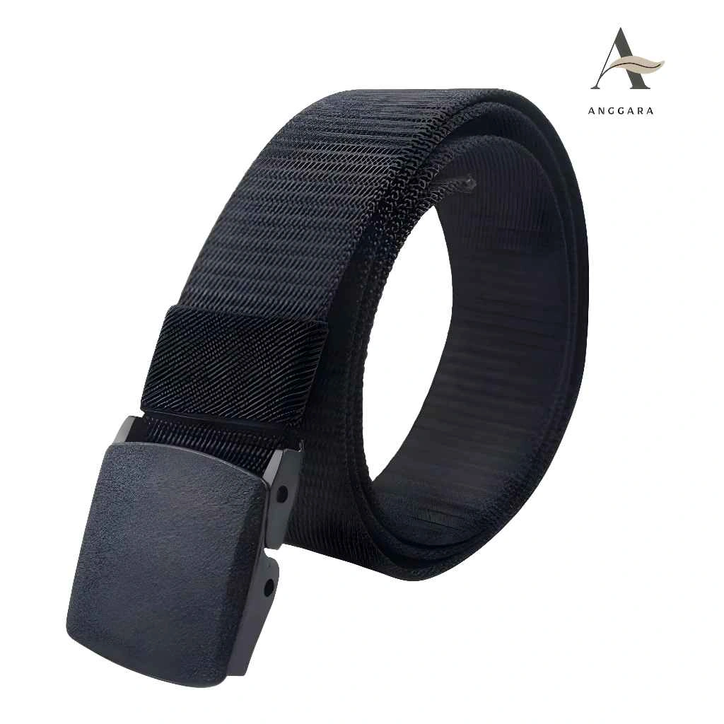 Ikat Pinggang Pria Kepala Gesper Bahan Nylon Kanvas Tactical Military Belt Nyaman dipakai