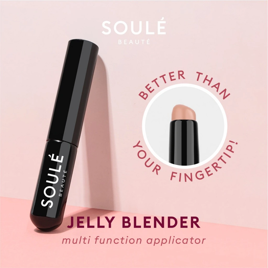 SOULE BEAUTE Jelly Blender - Multi purpose silicone lip brush / concealer brush
