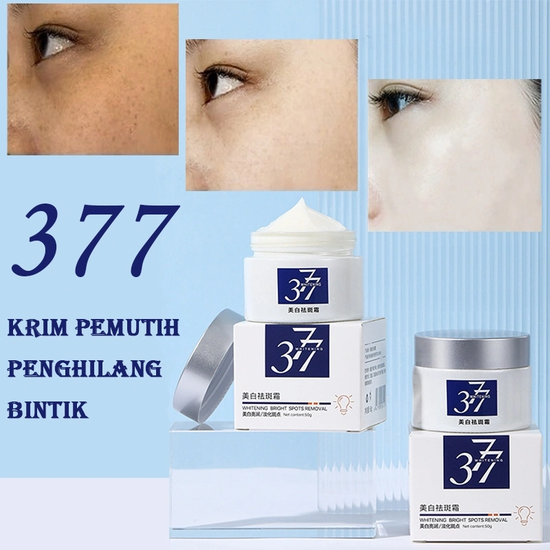 377Pemutih Penghilang Bintik Krim Memudarkan bekas bintik Menghambat melanin Penghilang Bintik Cream