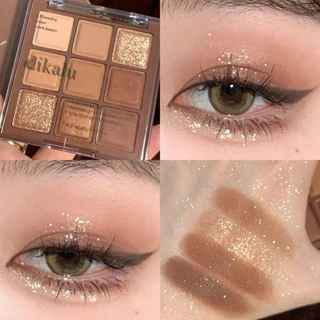 DIKALU MILK TEA SERIES Eyeshadow Korea Matte Glitter Eyeshadow Palette