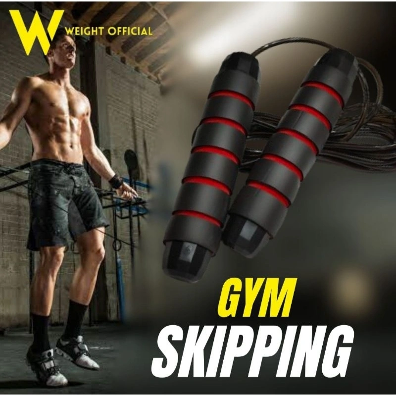 WEIGHT SPORT Alat Lompat Tali Skipping skiping Jump Rope Gym Fitness Olahraga